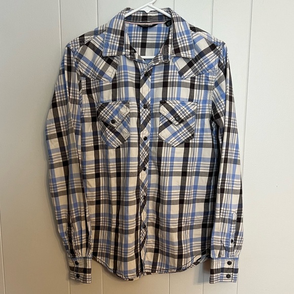 Arizona Jean Company Other - Arizona Jean Co western style button snap flannel size S